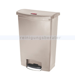 Treteimer Rubbermaid Slim Jim Kunststoff beige 90 L