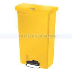Treteimer Rubbermaid Slim Jim Kunststoff gelb 50 L