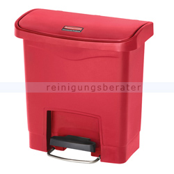 Treteimer Rubbermaid Slim Jim Kunststoff rot 15 L