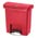 Zusatzbild Treteimer Rubbermaid Slim Jim Kunststoff rot 15 L