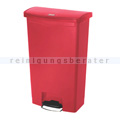 Treteimer Rubbermaid Slim Jim Kunststoff rot 68 L