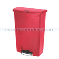 Treteimer Rubbermaid Slim Jim Kunststoff rot 90 L