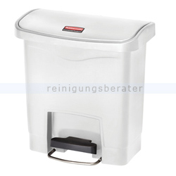 Treteimer Rubbermaid Slim Jim Kunststoff weiß 15 L