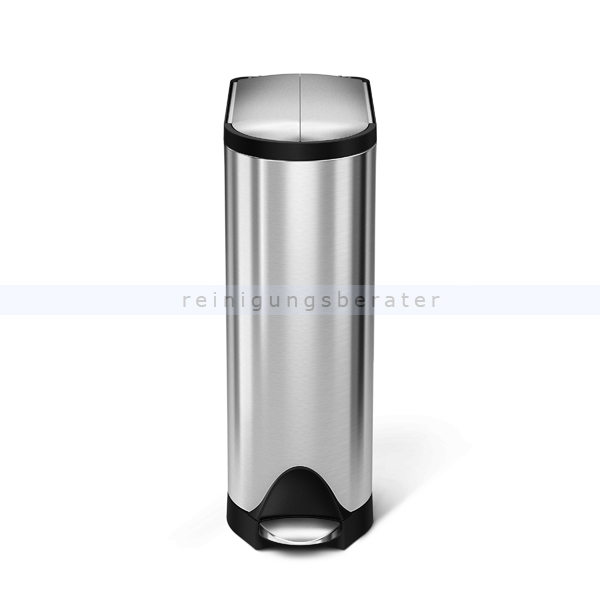 Treteimer Simplehuman Butterfly 18 L gebürsteter Stahl