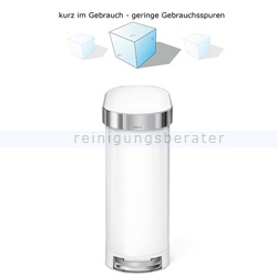 Treteimer Simplehuman Mülleimer 45 L Edelstahl VORFÜHRER