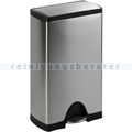 Treteimer Simplehuman rechteckig 38 L Edelstahl matt