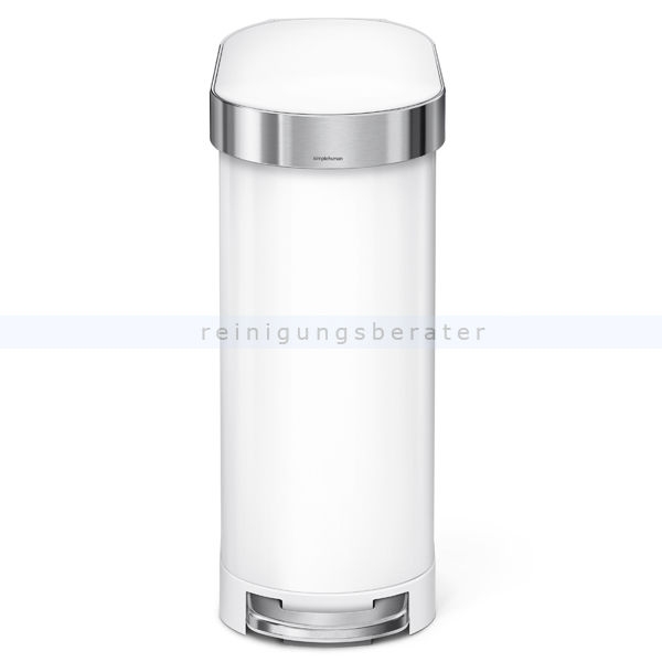 Treteimer Simplehuman schmaler Mülleimer 45 L Edelstahl