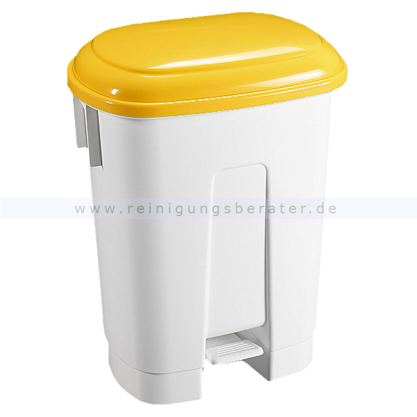 Treteimer TTS Derby Mülleimer 60 L gelb