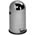 Zusatzbild Treteimer VAR Abfallsammler mit Fußpedal 33 L silber
