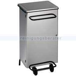 Treteimer VAR Hygiene Pedal Abfallsammler 90 L Edelstahl