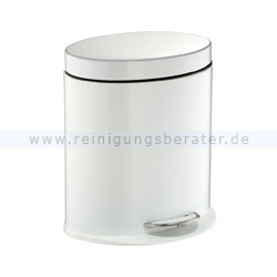 Treteimer Wesco 102 6 L weiß