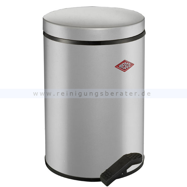 Treteimer Wesco 117 14 L silber