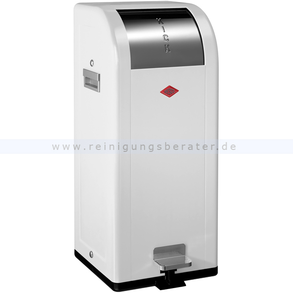Treteimer Wesco Kickfox 38 L weiß