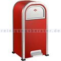 Treteimer Wesco Wasteman Kick 50 L rot