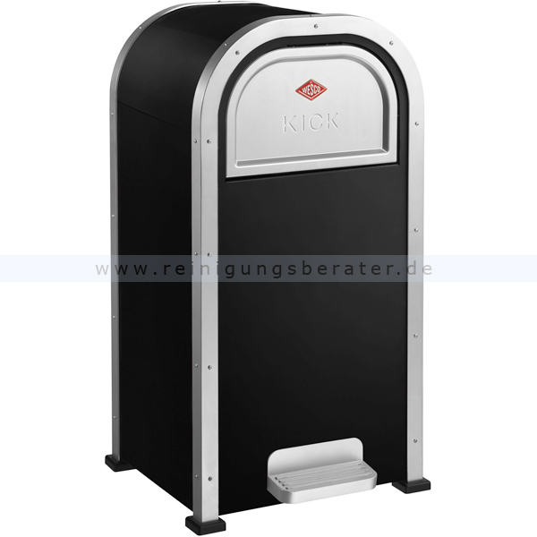 Treteimer Wesco Wasteman Kick 50 L schwarz