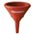 Zusatzbild Trichter Birchmeier oval rot 14x9,5x16,5 cm