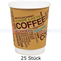 Trinkbecher, Kaffeebecher Coffee groß 0,36 L, 25 Stück