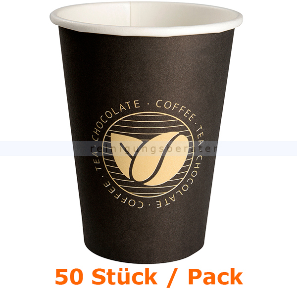 Trinkbecher, Kaffeebecher Hot cup Beans 0,36 L 50 Stück