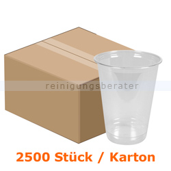 Trinkbecher transparent 0,3 L 2500 Stück