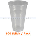 Trinkbecher transparent Kunststoffbecher 0,3 L 100 Stück