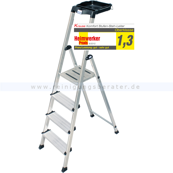 Trittleiter Krause Secury Multigrip - 5 Stufen