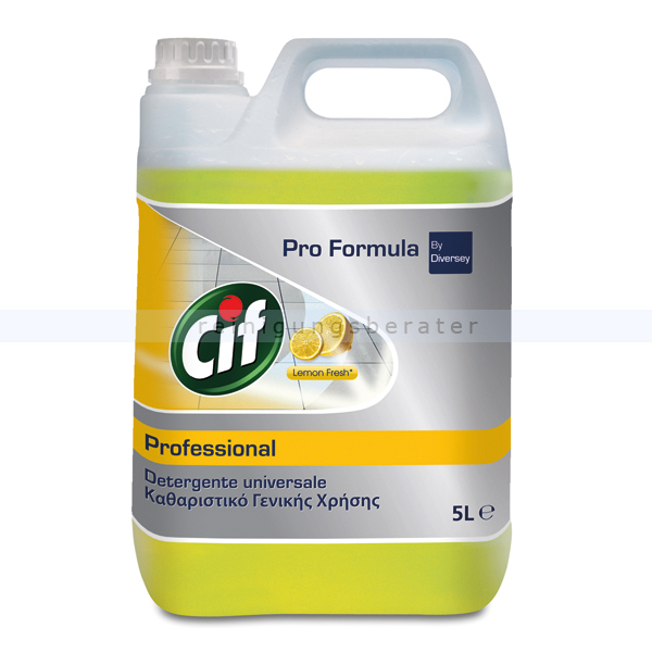Universalreiniger Diversey Cif Professional Lemon Fresh 5 L