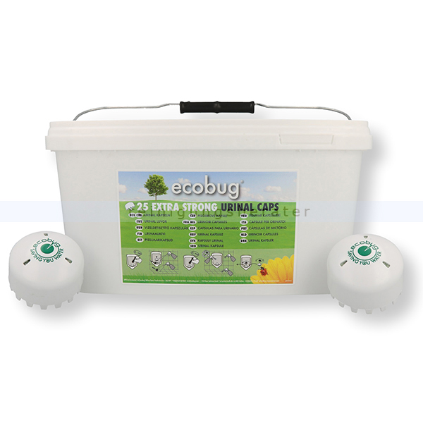 Urinalsieb Ecobug Set Urinal Cap extra strong 25 Stück