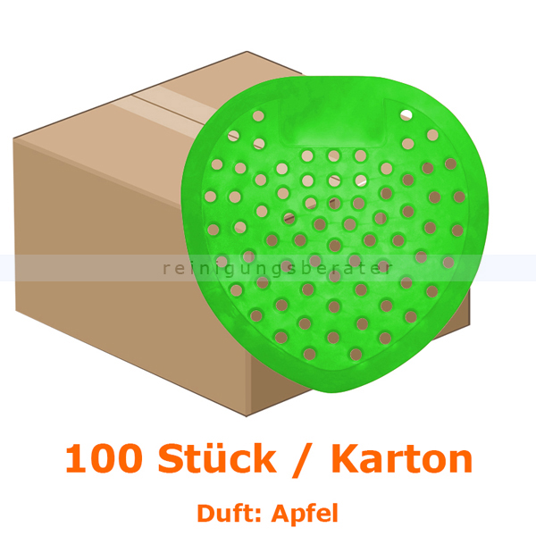 Urinalsieb, Urinaleinlage Shield Appel Apfel 100 Stück