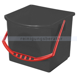 Vermop Eimer grau/rot 17 L