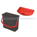 Vermop Tuboxx Eimer, Kunststoffeimer inkl. Deckel rot