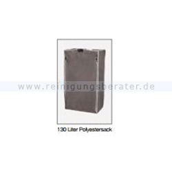 Wäschesack Arcora Polyester 130 L mit Reißverschluss grau