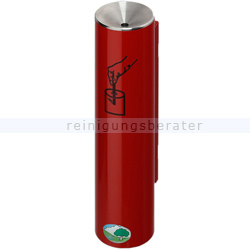 Wandaschenbecher VAR H 30 Sicherheitsascher 0,6 L rot