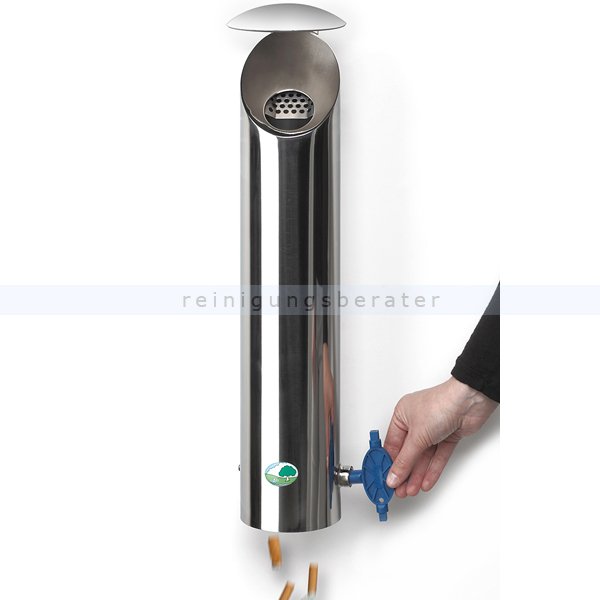 Wandaschenbecher VAR H 53 Wandascher Edelstahl poliert