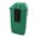 Zusatzbild Wandmülleimer aus Kunststoff Außenbehälter grün 50 L