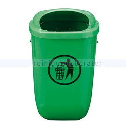 Wandmülleimer Orgavente CLASSIC Abfallbehälter grün 50 L