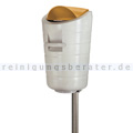 Wandmülleimer Plastic Omnium feuerfest oranger Deckel 50 L