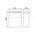 Zusatzbild Wandmülleimer Simex Stahlblech weiß lackiert 5 L B-Ware