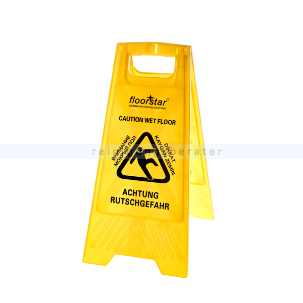 Warnschild Floorstar WAS1 4-sprachig