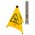 Zusatzbild Warnschild Rubbermaid Klappbarer Warnaufsteller groß gelb