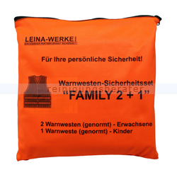 Warnweste Leina Warnwesten-Set FAMILY 2 plus 1