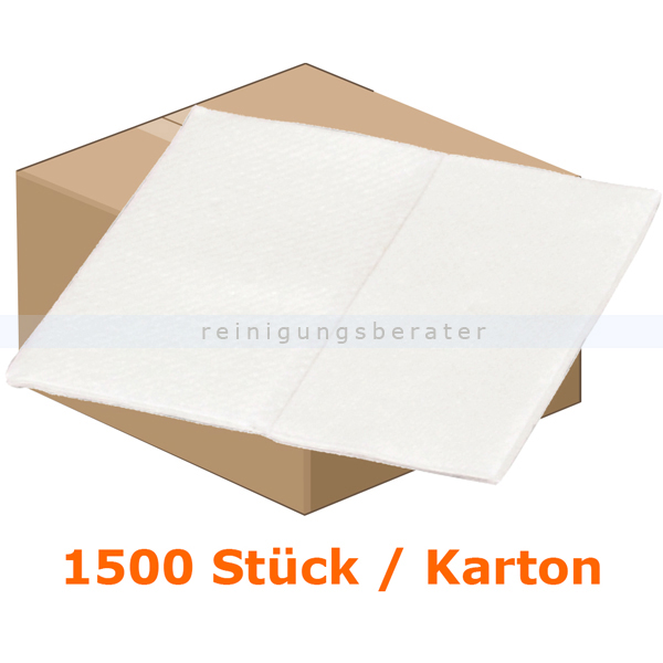 Waschlappen Abena Soft-Care Airlaid 20 x 30 cm weiß Karton