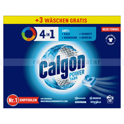 Waschmaschinenpflege Calgon 4in1 Tabs 50 Stück