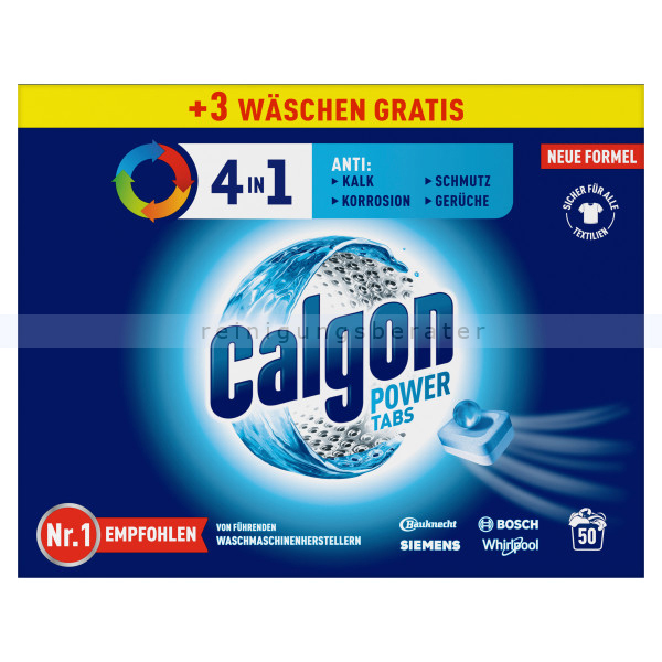 Waschmaschinenpflege Calgon 4in1 Tabs 50 Stück