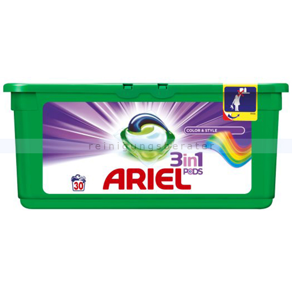 Waschmitteltabs P&G Ariel 3 in 1 Pods Colour & Style 30 WL