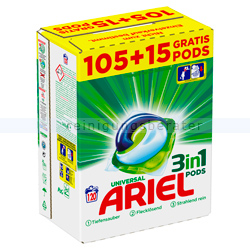 Waschmitteltabs P&G Ariel 3in1 Pods Regulär 120 WL