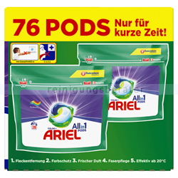 Waschmitteltabs P&G Ariel All in 1 Pods Color 76 WL