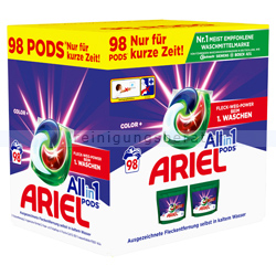 Waschmitteltabs P&G Ariel All in 1 Pods Color 98 WL