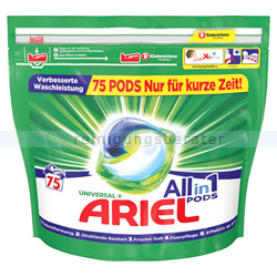 Waschmitteltabs P&G Ariel All in 1 Pods Universal 75 WL