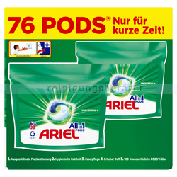 Waschmitteltabs P&G Ariel All in 1 Pods Universal 76 WL