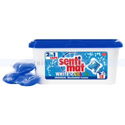 Waschmitteltabs Rösch Sentimat white und color Caps 18 WL